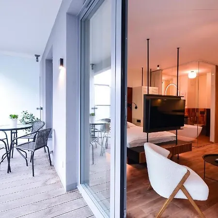 Citystay Modernistyczny Z Tarasem W Centrum Gdyni Apartament *