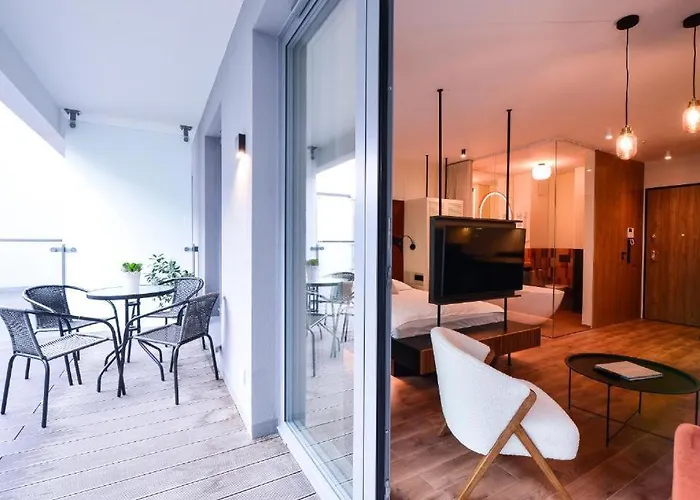 Citystay Modernistyczny Z Tarasem W Centrum Gdyni Apartamento *